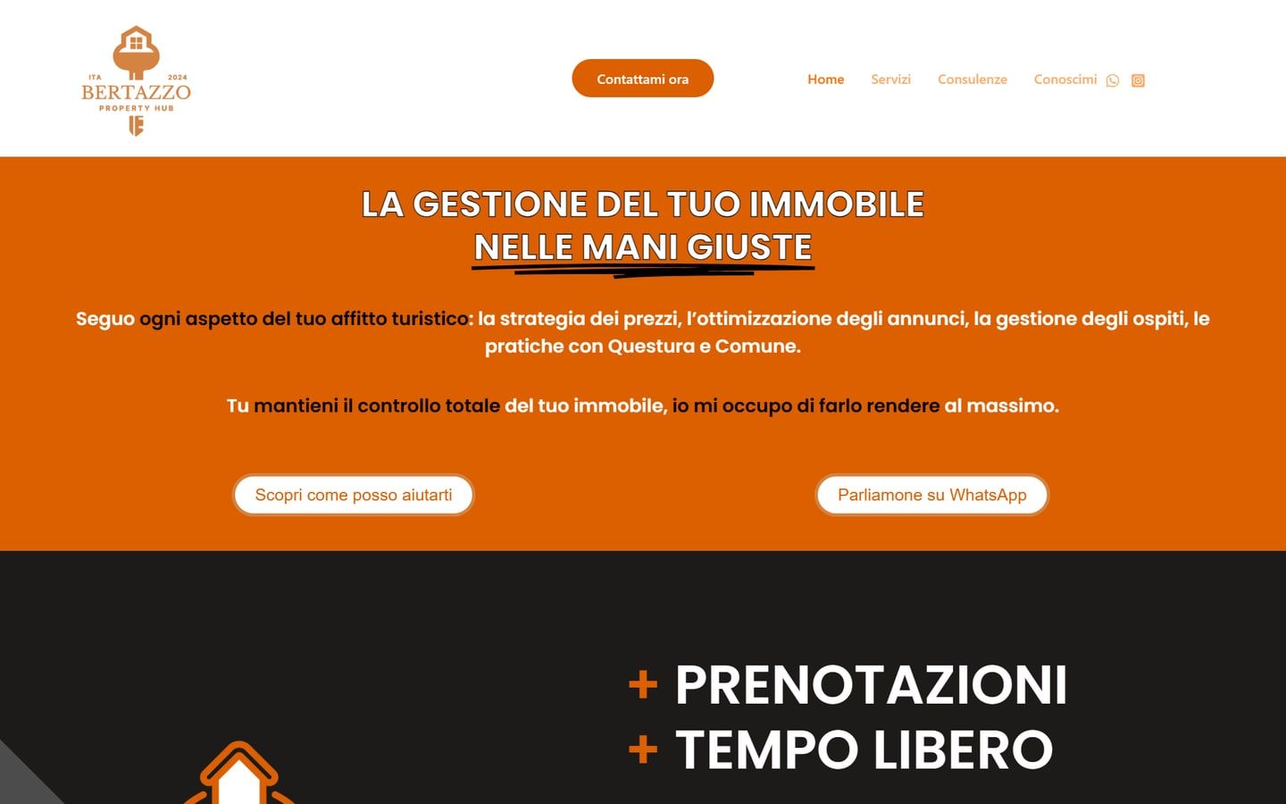 Anteprima del sito di Bertazzo Property Hub